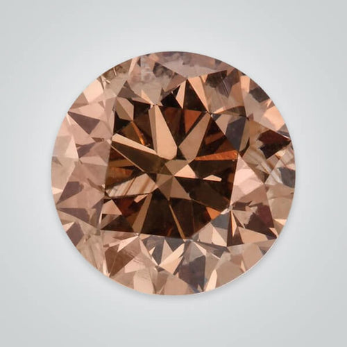 Cognac Natural Diamond - Round
