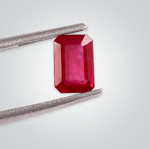Natural AA Ruby - Octagon