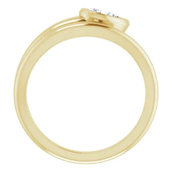 Custom 6x4 Pear Winding Ring