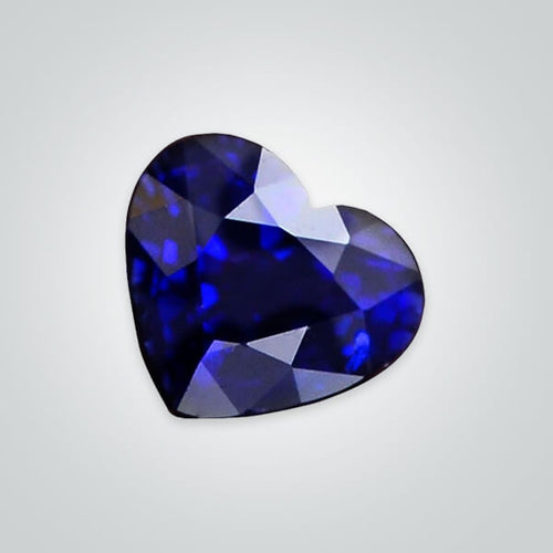 Natural AA Sapphire - Heart