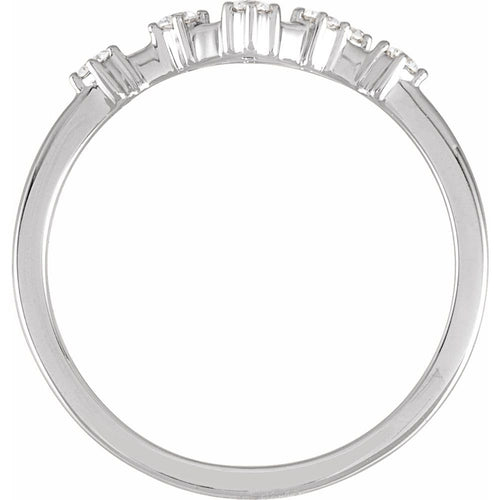Zodiac Constellation Diamond Ring - Cancer|Material:14K White Gold