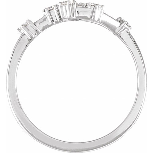 Zodiac Constellation Diamond Ring - Libra|Material:14K White Gold