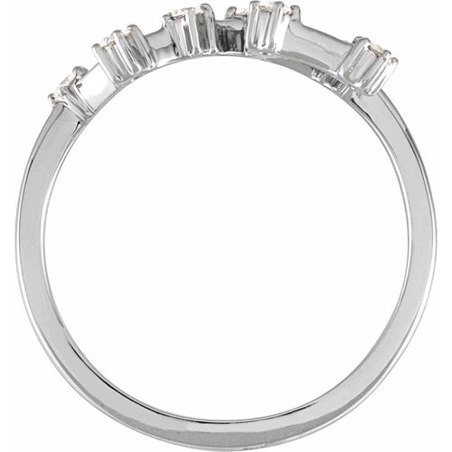 Zodiac Constellation Diamond Ring - Leo|Material:14K White Gold