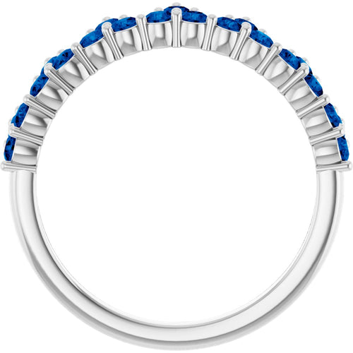 Royal Crown Ring - Sapphire|Material:Platinum