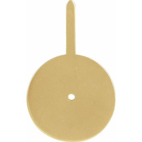 Zodiac Constellation Round Pendant Necklace - Cancer Diamond and Aquamarine|Material:14K Yellow Gold