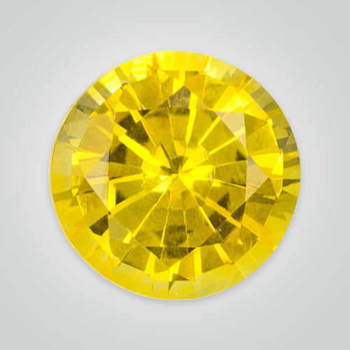 Natural AA Yellow Sapphire - Round