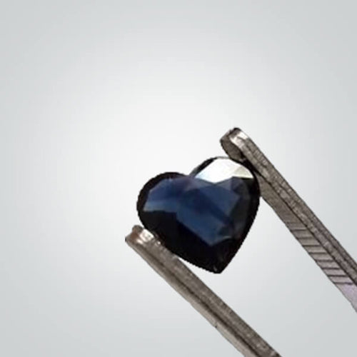 Lab-Grown Sapphire - Heart
