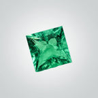 Hydrothermal Colombian Emerald, Square
