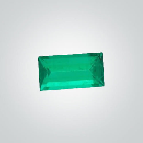 Hydrothermal Colombian Emerald, Baguette