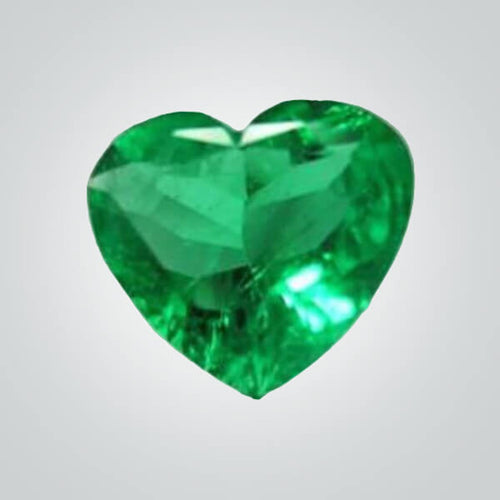 Hydrothermal Colombian Emerald, Heart