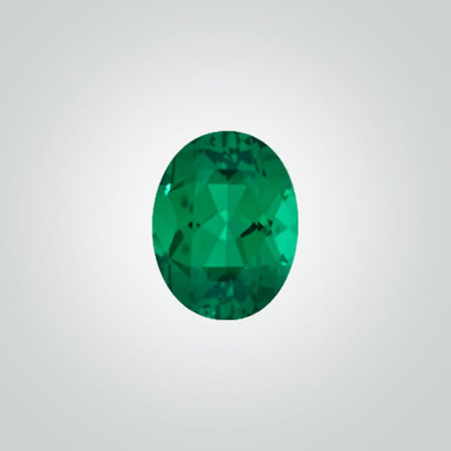 Hydrothermal Emerald, Oval