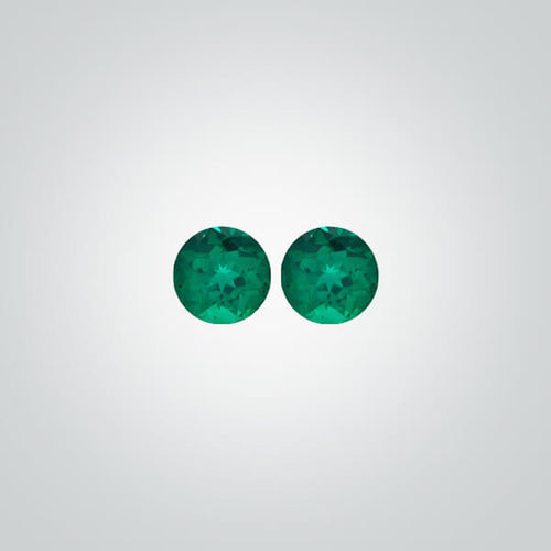 Hydrothermal Emerald, Round
