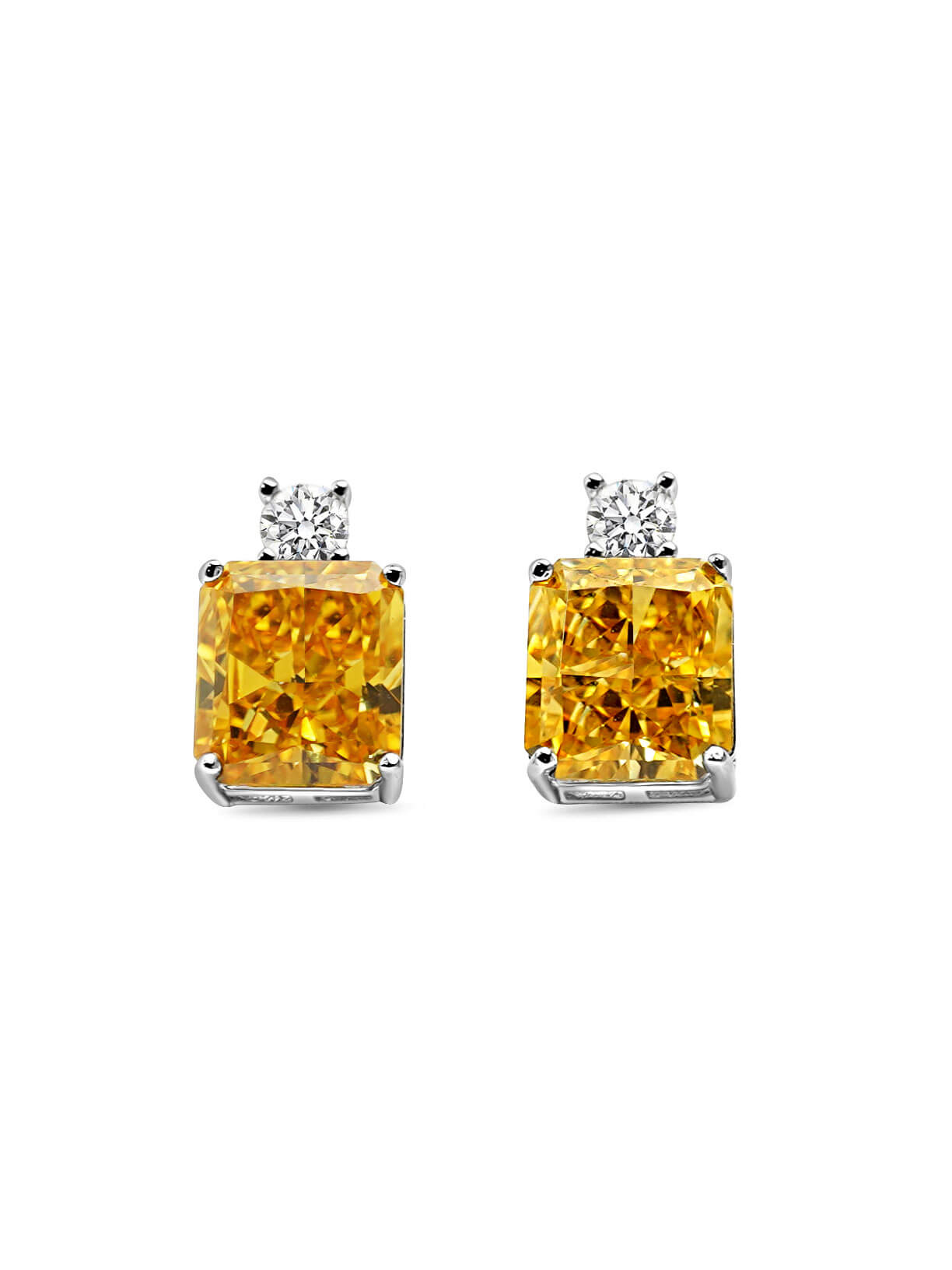 Sofer Jewelry - 14K Yellow Gold Two Stone Diamond Stud Earrings with 0 –  Robinson's Jewelers
